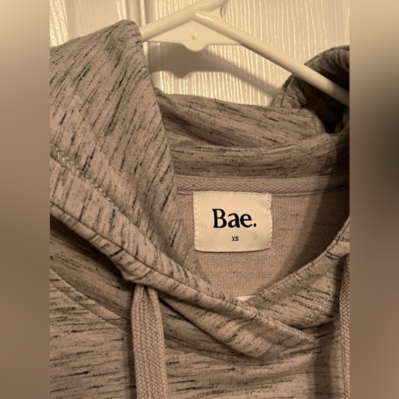 BAE the Label XS Grey/Black Speckle Maternity/Nursing Hoodie - Picture 4 of 8